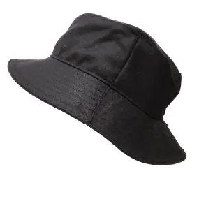 (30% Off) Adult Hat - Premium Wool Bucket Hat (Small/Medium) in Solid Black by Hats for Healing