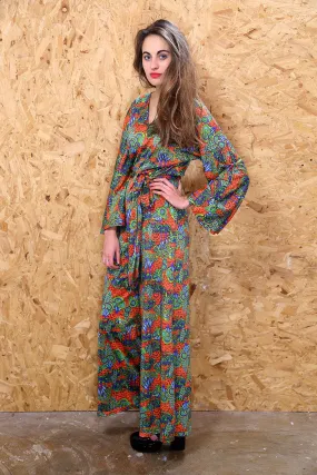 70s Printed Jumpsuit