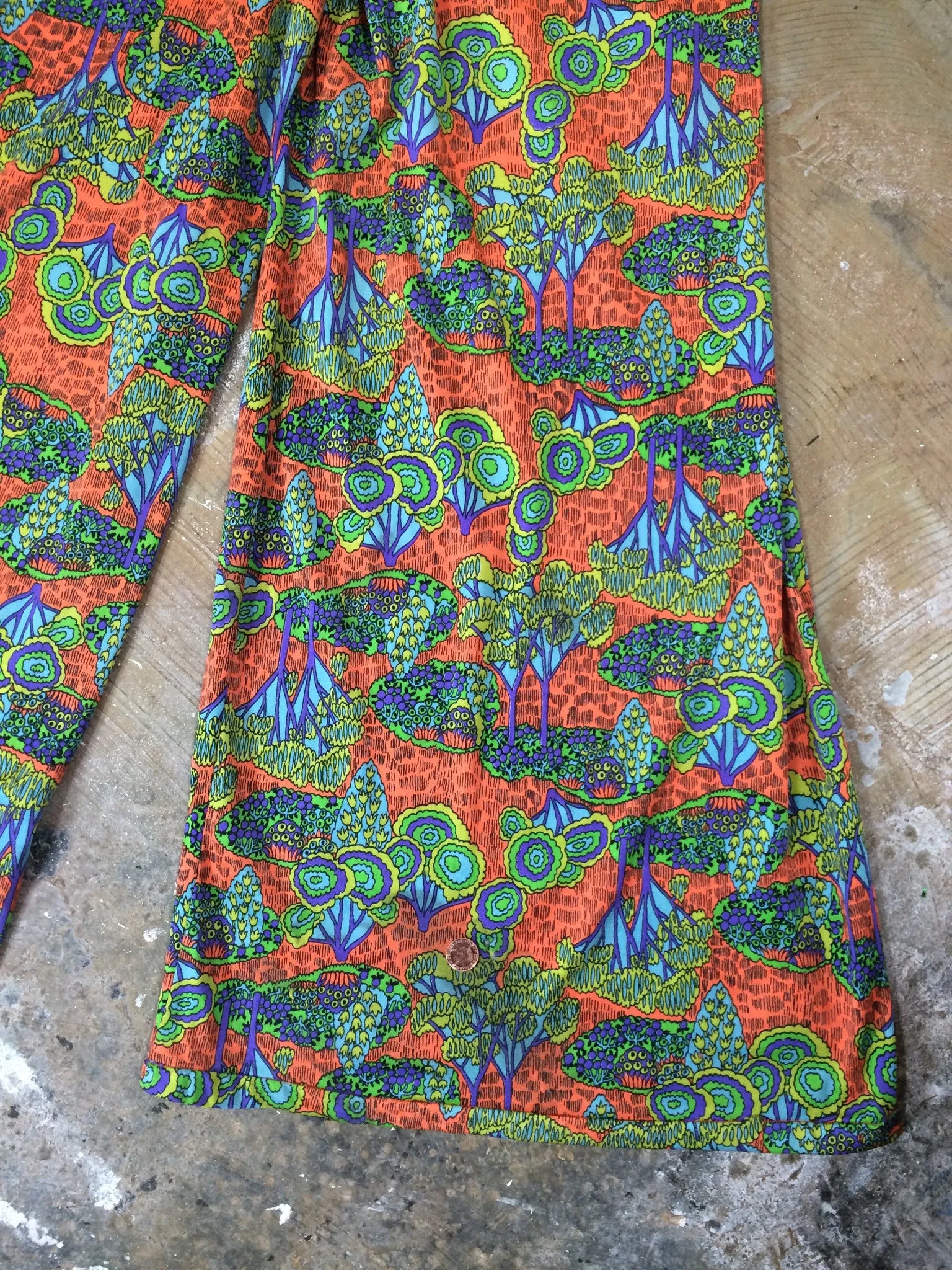 70s Printed Jumpsuit