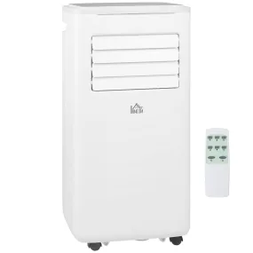 9,000 BTU Portable Air Conditioner, Smart Home WiFi Compatible, Dehumidifier Cooling Fan for Room up to 20m¬≤, with Remote, LED Display White