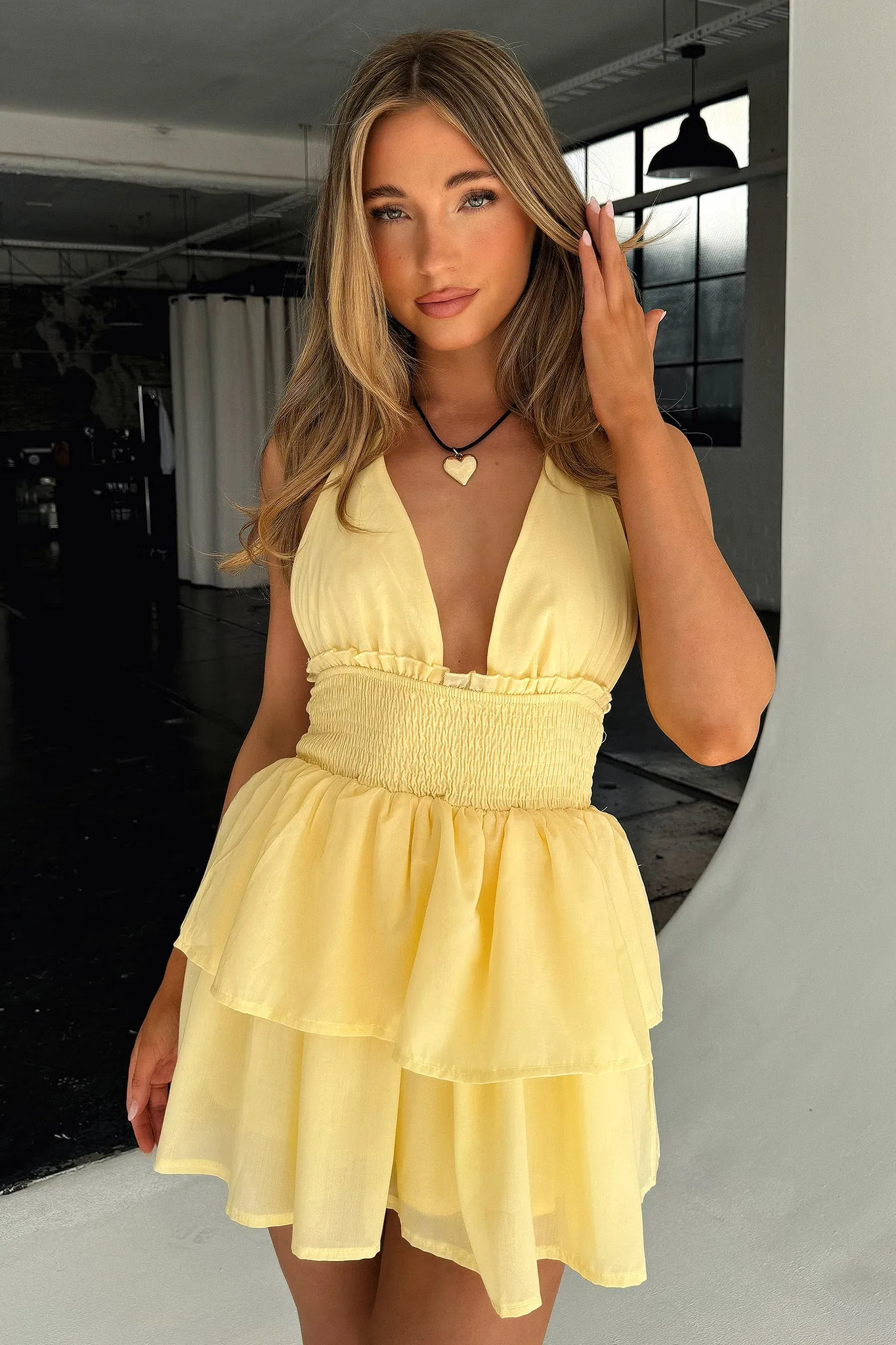 April Dress - Yellow