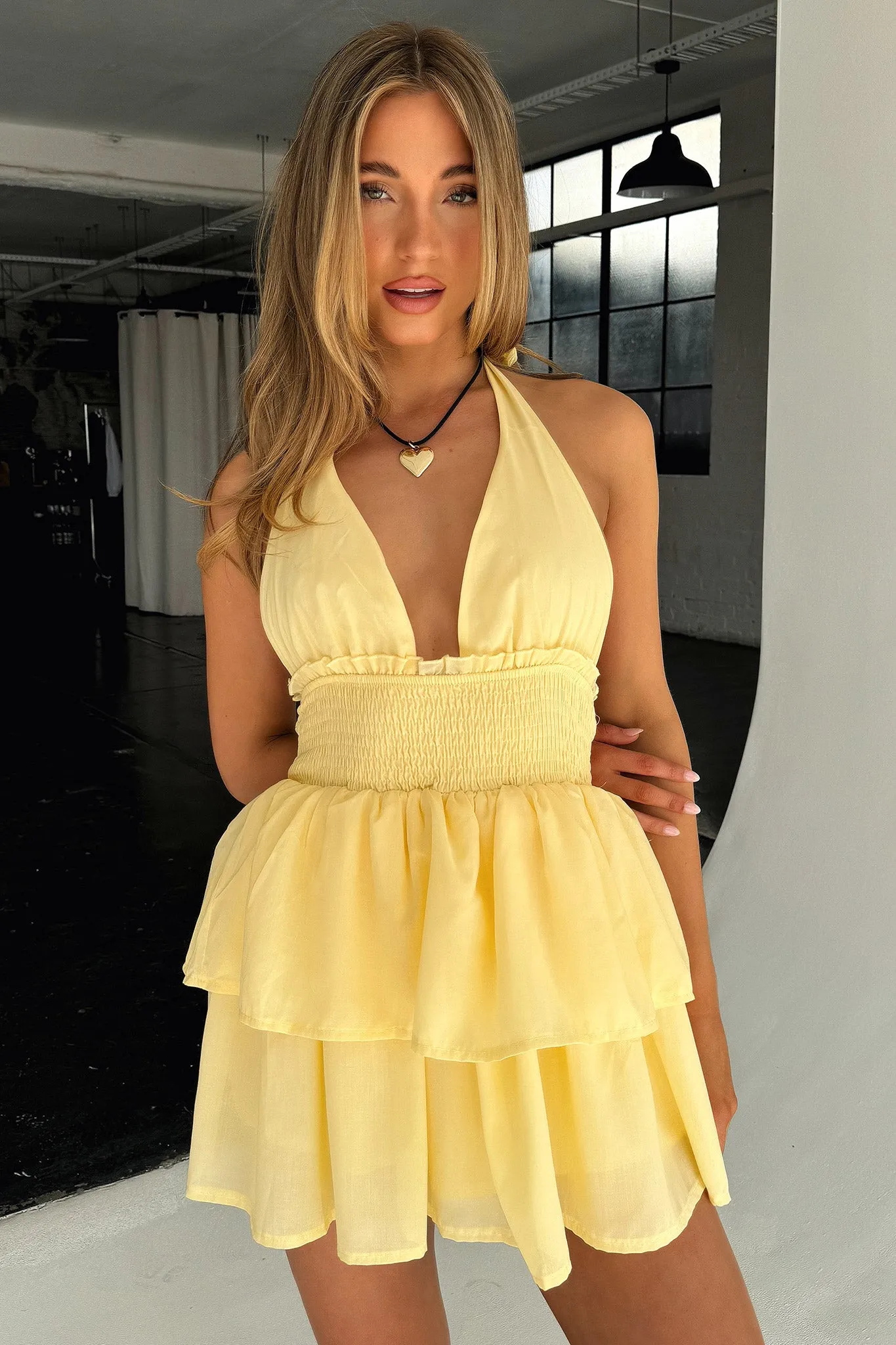 April Dress - Yellow