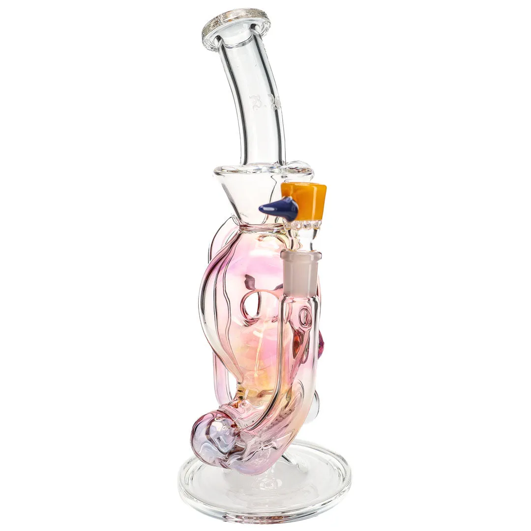 B. Wilson - Fumed Inline Recycler Bong