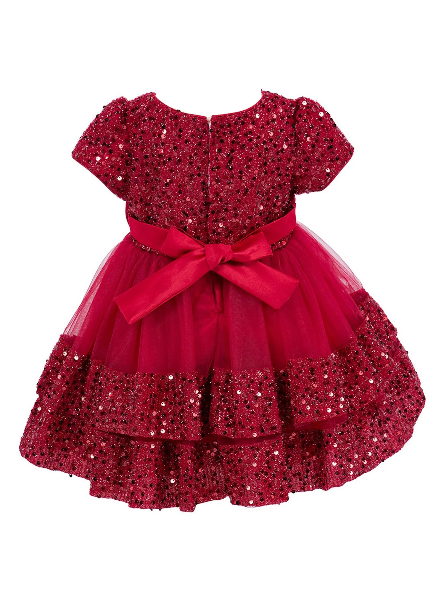 Baby Girls Sequin Adorned Flower Girl Dress, Sizes 3-24M