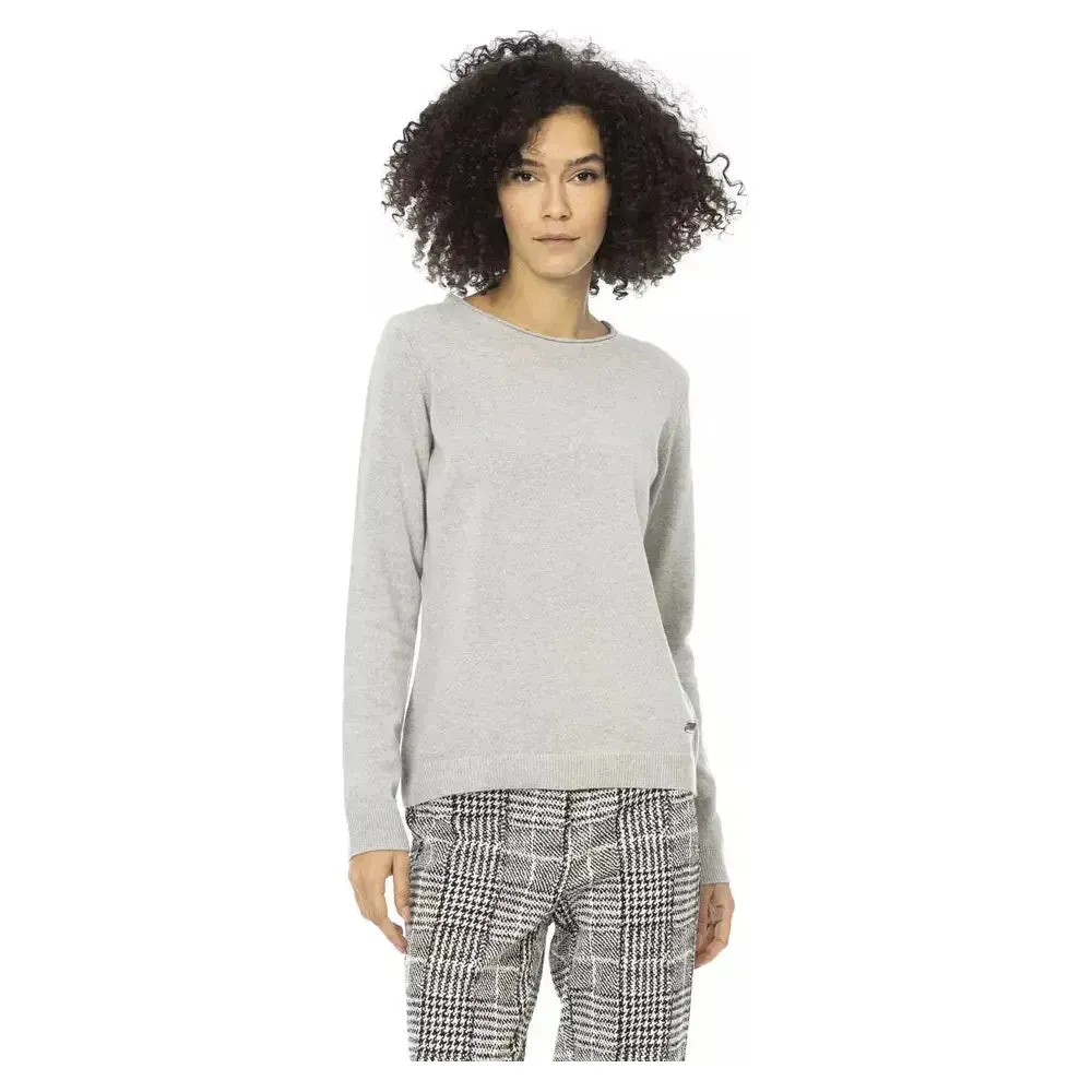 Baldinini Trend Gray Wool Women Sweater