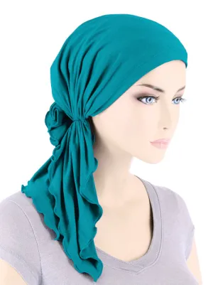 BELLA-BB-803#The Bella Scarf Bamboo Light Teal