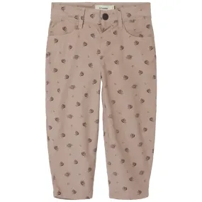 Bella Corduroy Pants - Gray Morn Floral