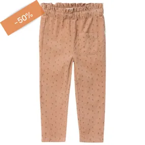 Bella Loose Corduroy Pants - Nougat