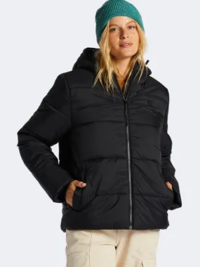 Billabong Transport Puffe  Women Lifestyle Jacket Black