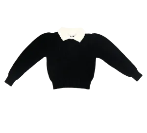 Black Collared Sweater