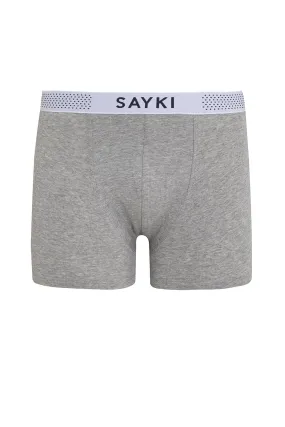 Black - Gray Modal Jersey Boxer