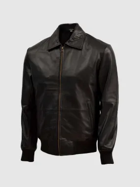 Black Sheep Leather Bomber Jacket