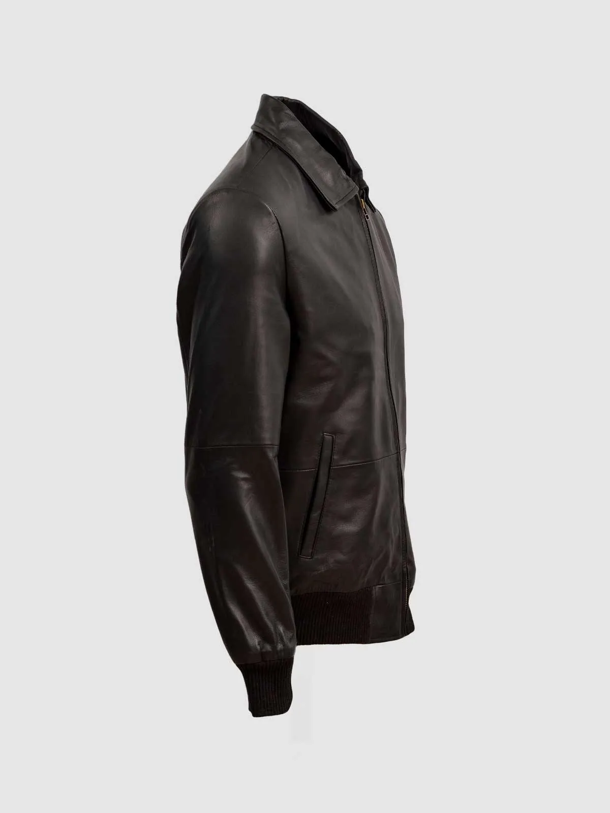 Black Sheep Leather Bomber Jacket