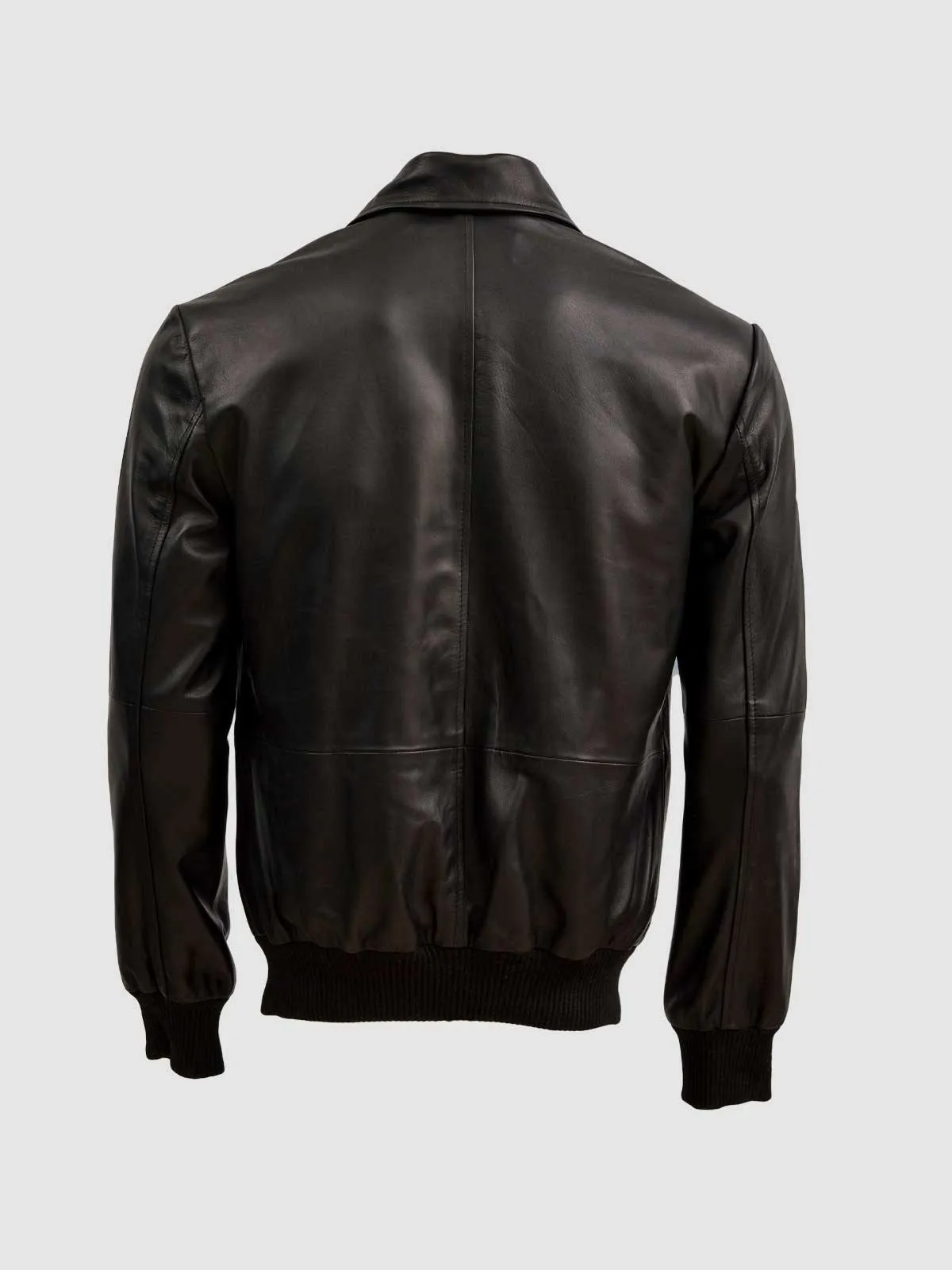 Black Sheep Leather Bomber Jacket