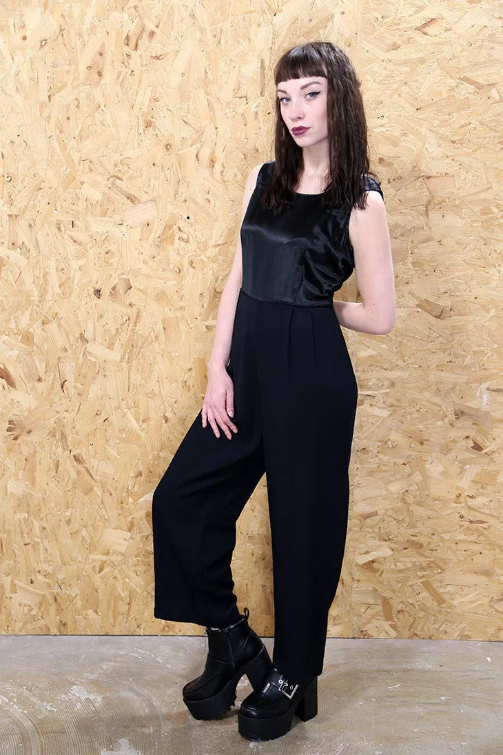 Black Sleeveless Jumpsuit