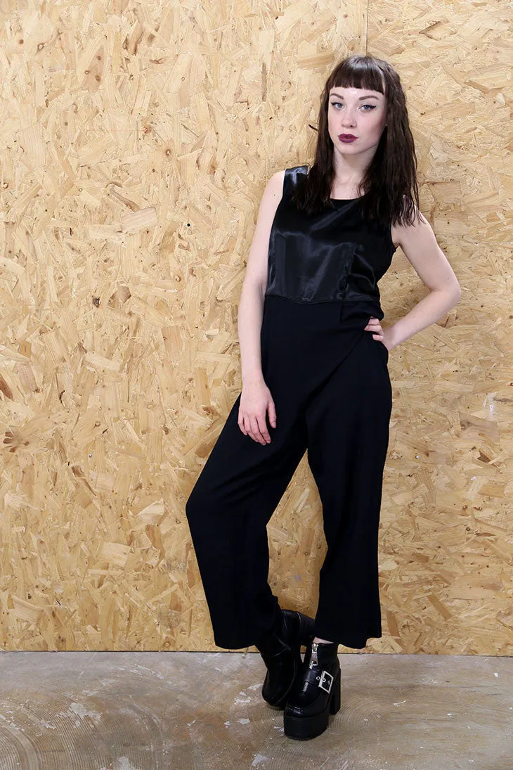 Black Sleeveless Jumpsuit