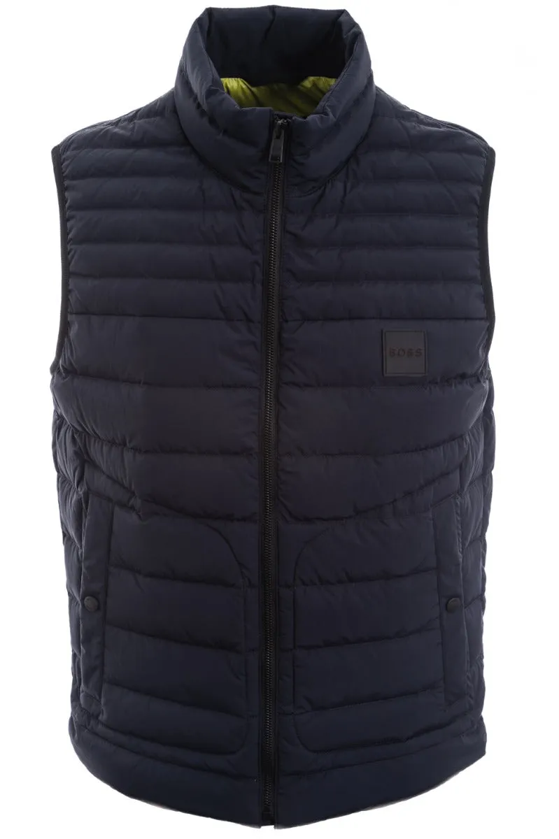 BOSS Oblu Gilet in Dark Blue