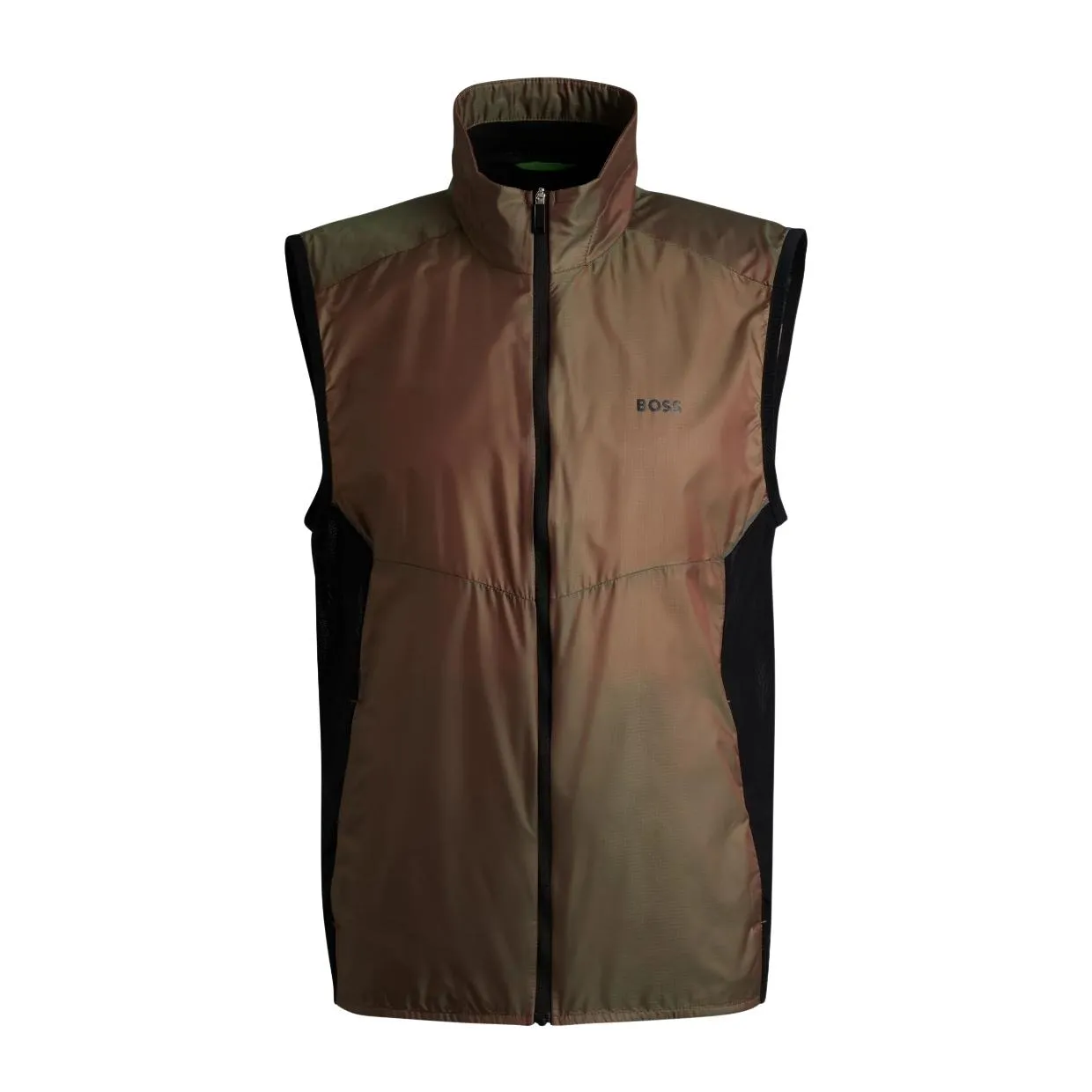 BOSS V-Metropolis Iridescent Effect Brown Gilet