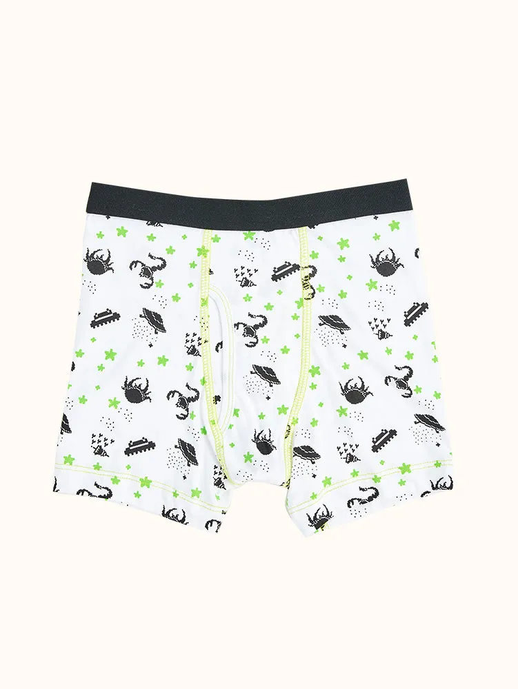 Boys' Cotton Boxer Briefs (5 Pack) - Assorted Colors