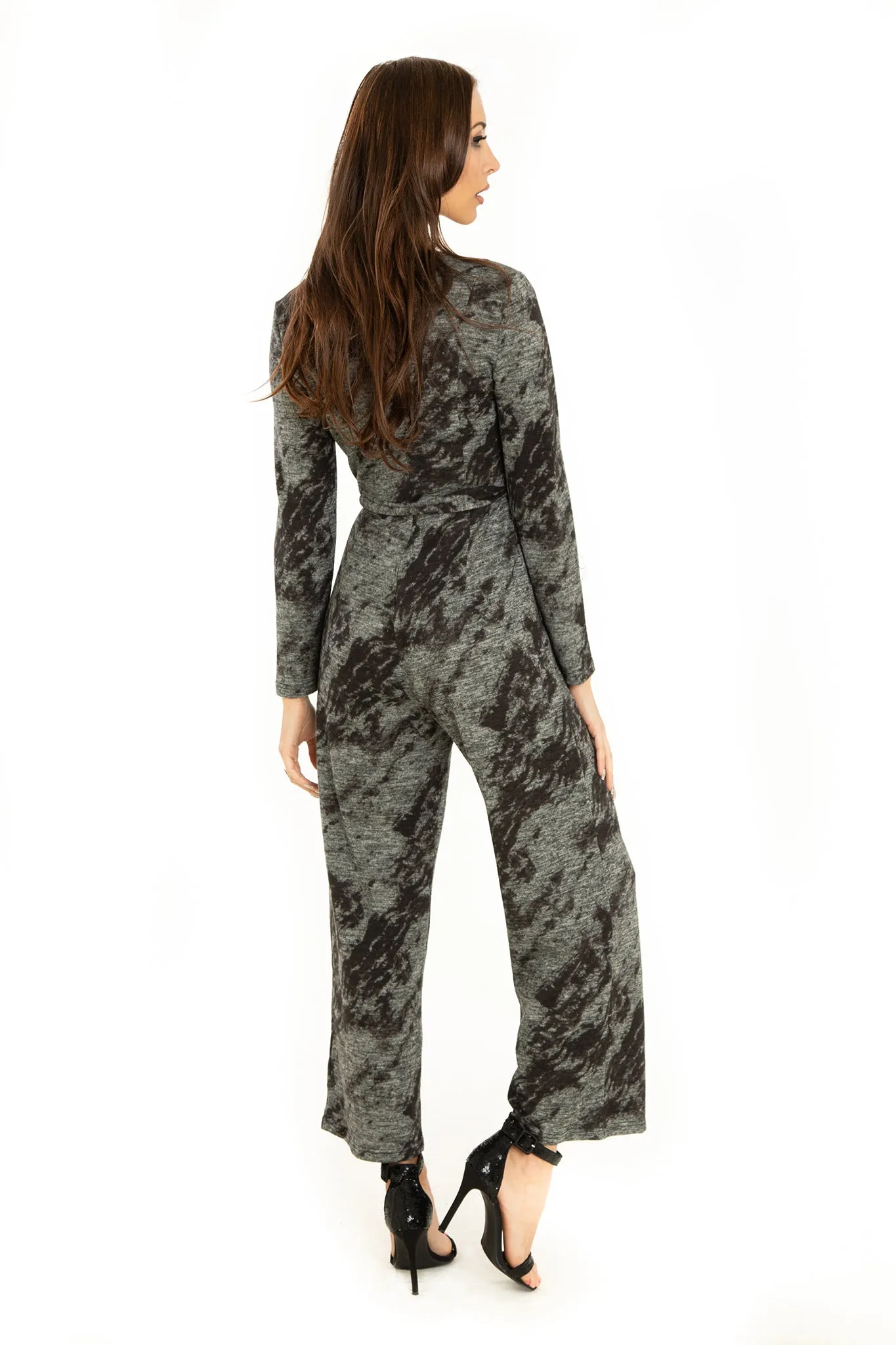 Burn Out Knit Jumpsuit