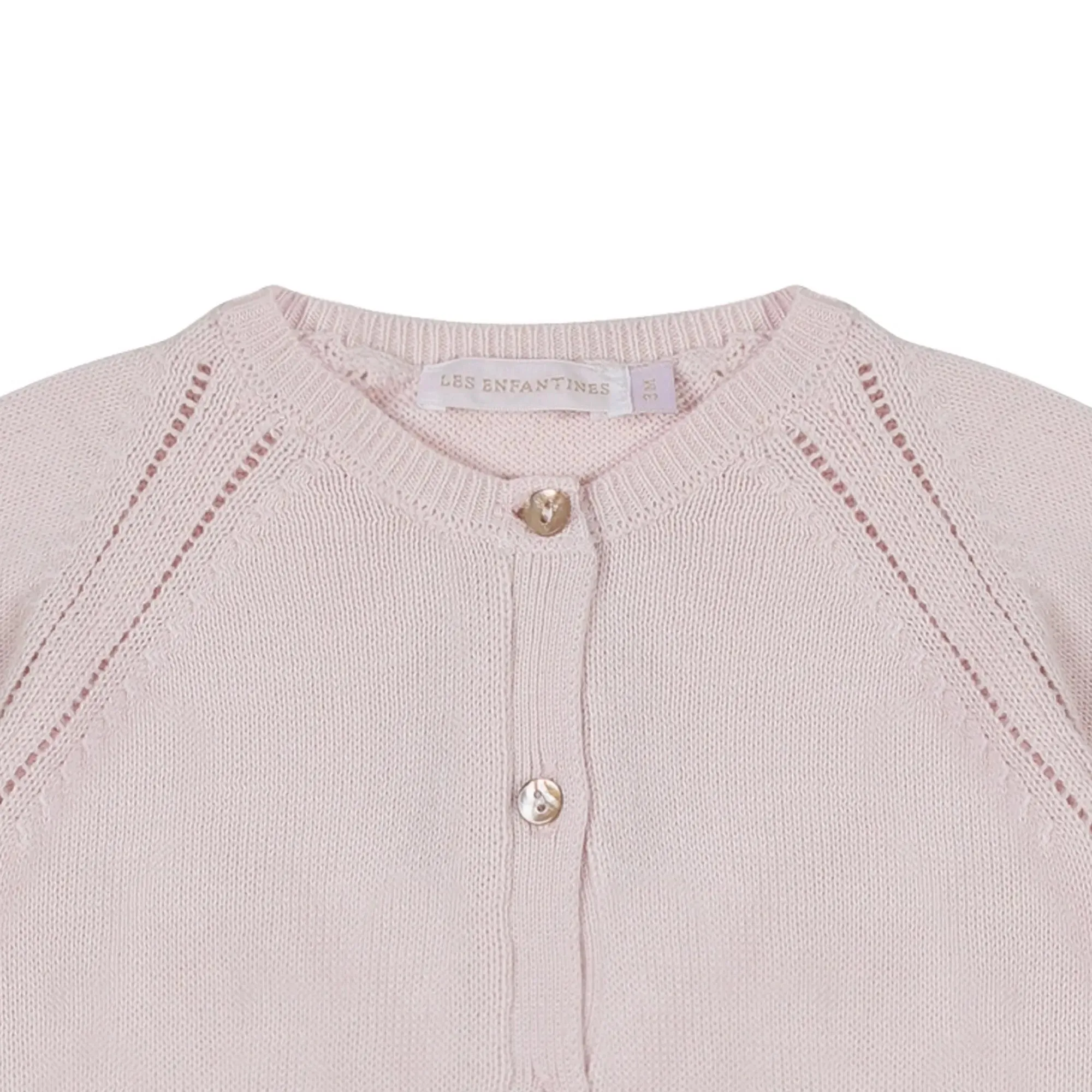 Cardigan Coccinelle rose pale