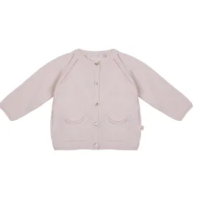 Cardigan Coccinelle rose pale