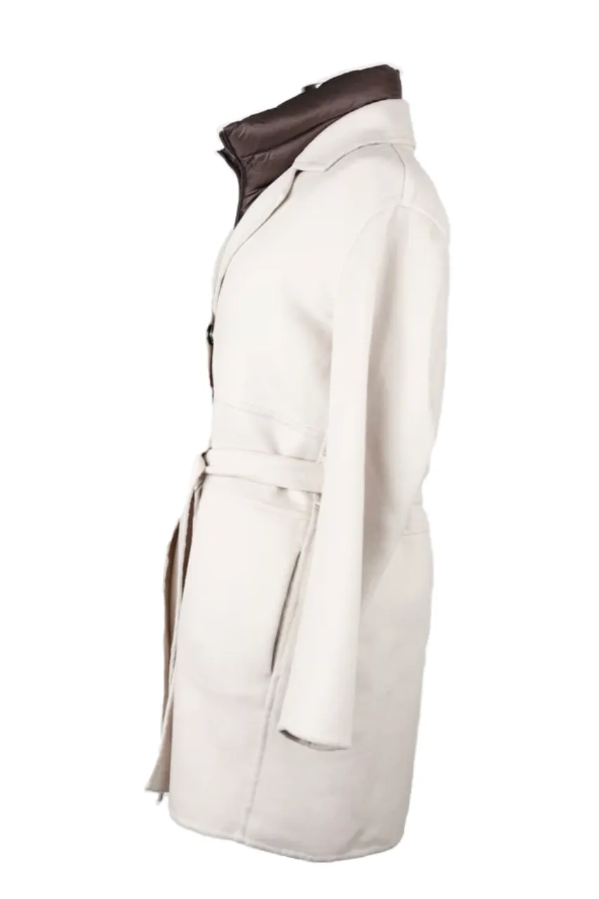 Cashmere Blend Trench Coat W/ Removable Insert