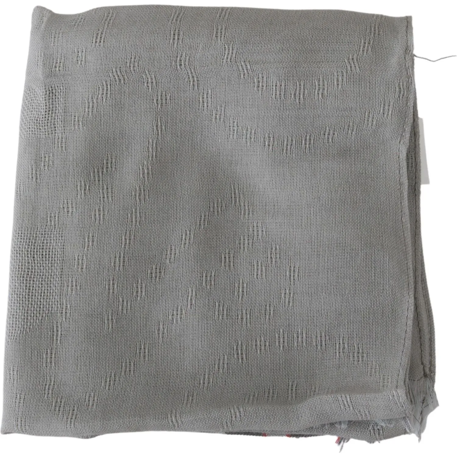 Costume National Elegant Gray Cotton Men's Scarf