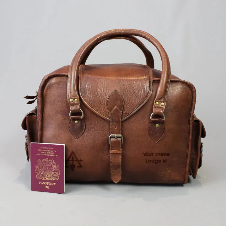 Council Travel Bag - Vintage Brown Leather