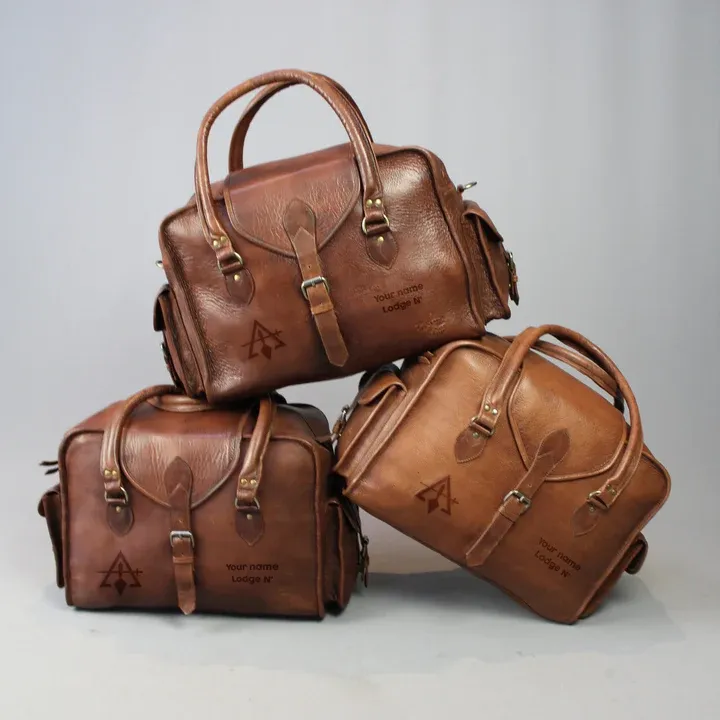 Council Travel Bag - Vintage Brown Leather