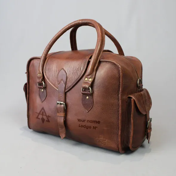 Council Travel Bag - Vintage Brown Leather