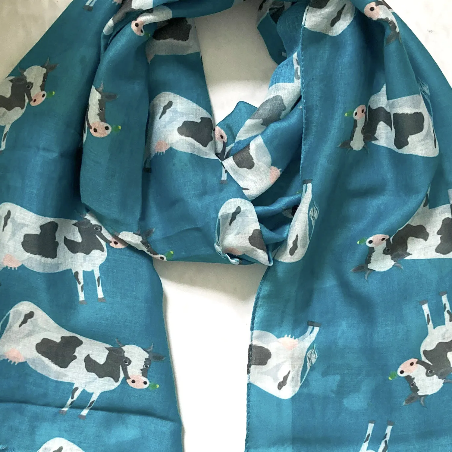 Cow Print Scarf