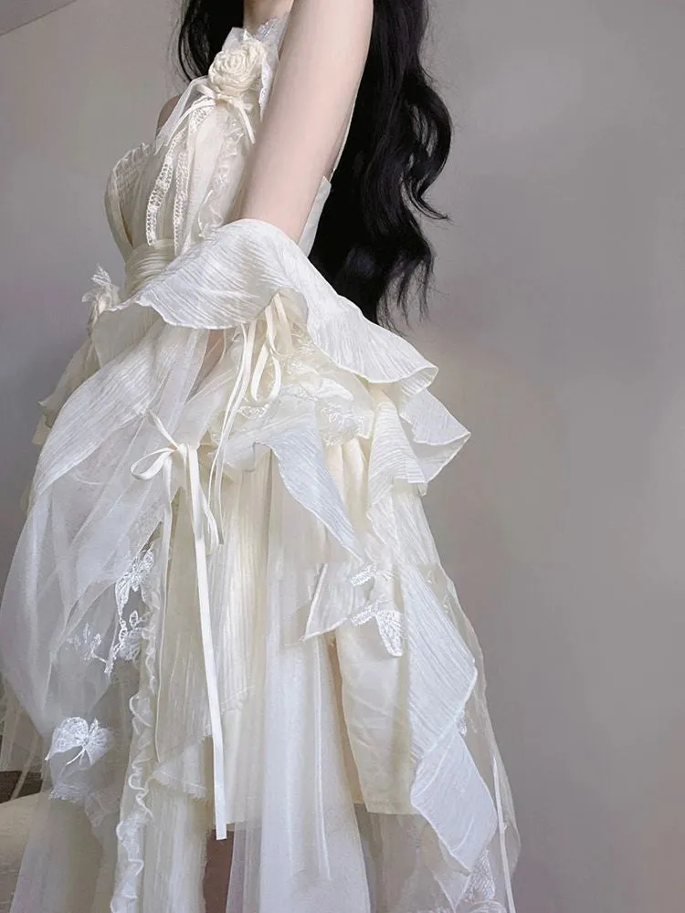 Creamy Butterfly Maiden Dress