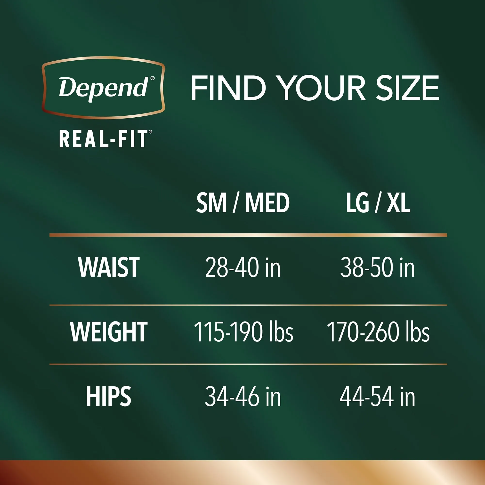 Depend Real Fit Underwear for Men