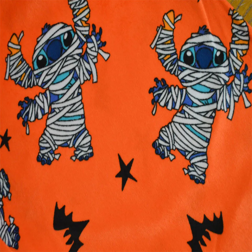 Disney's Lilo and Stitch Halloween Mummy Silky Fleece Loungepants