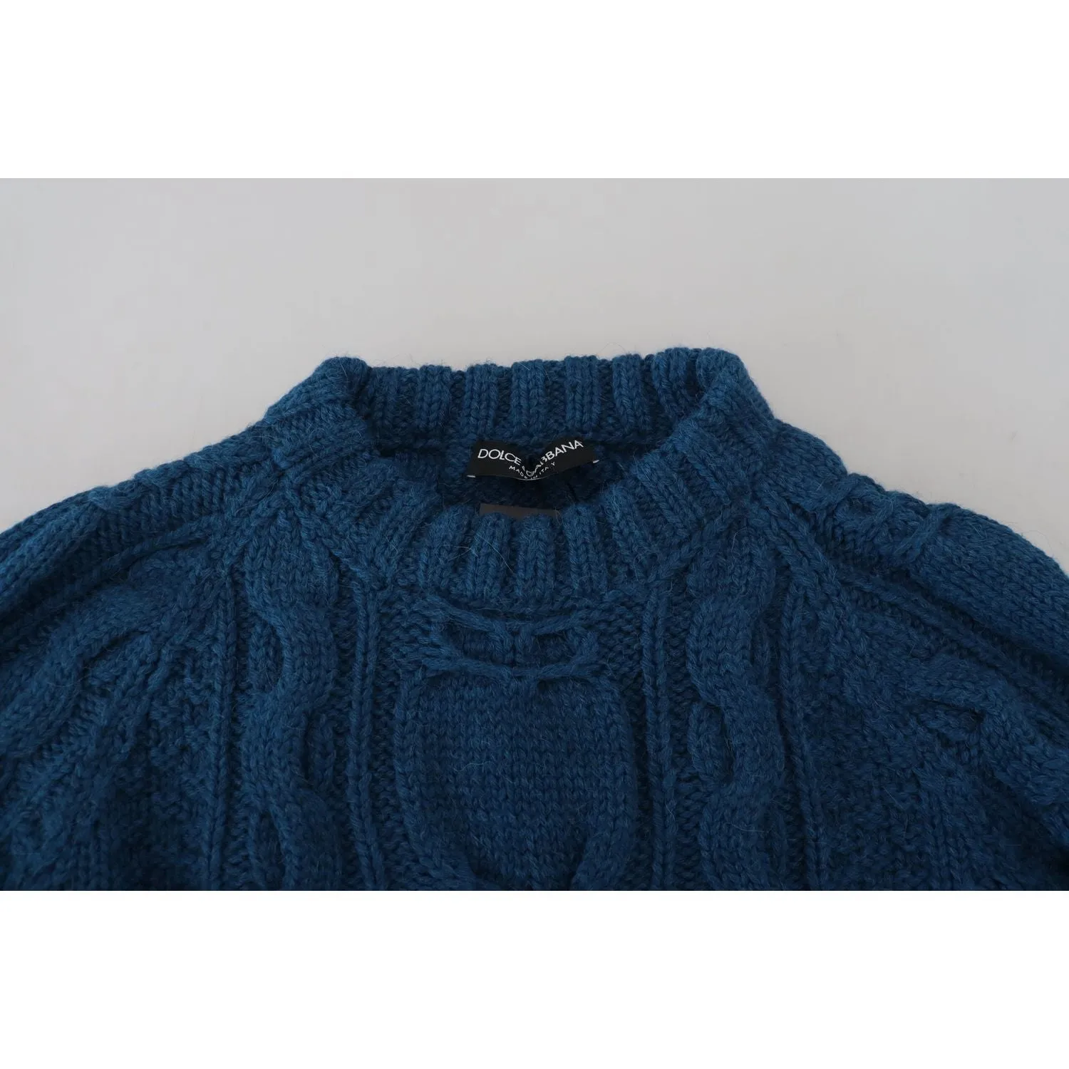 Dolce & Gabbana Elegant Blue Crewneck Sweater