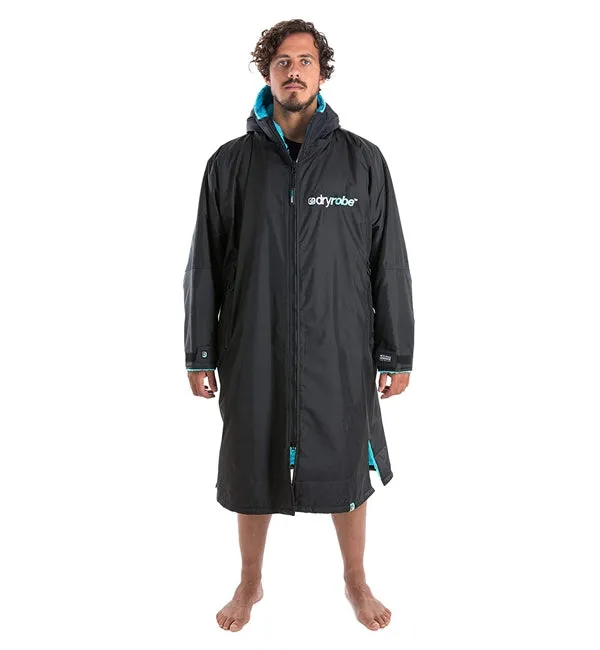 Dryrobe Advance Long Sleeve - Black Blue Small