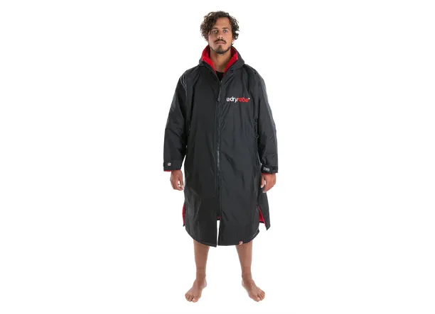 Dryrobe Advance Long Sleeve - Large - Black/Blue, Black/Red, Black/Pink or Black/Grey - In Stock