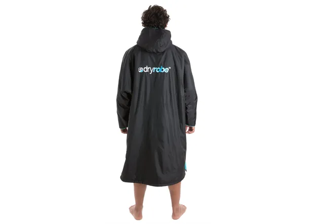 Dryrobe Advance Long Sleeve - Large - Black/Blue, Black/Red, Black/Pink or Black/Grey - In Stock