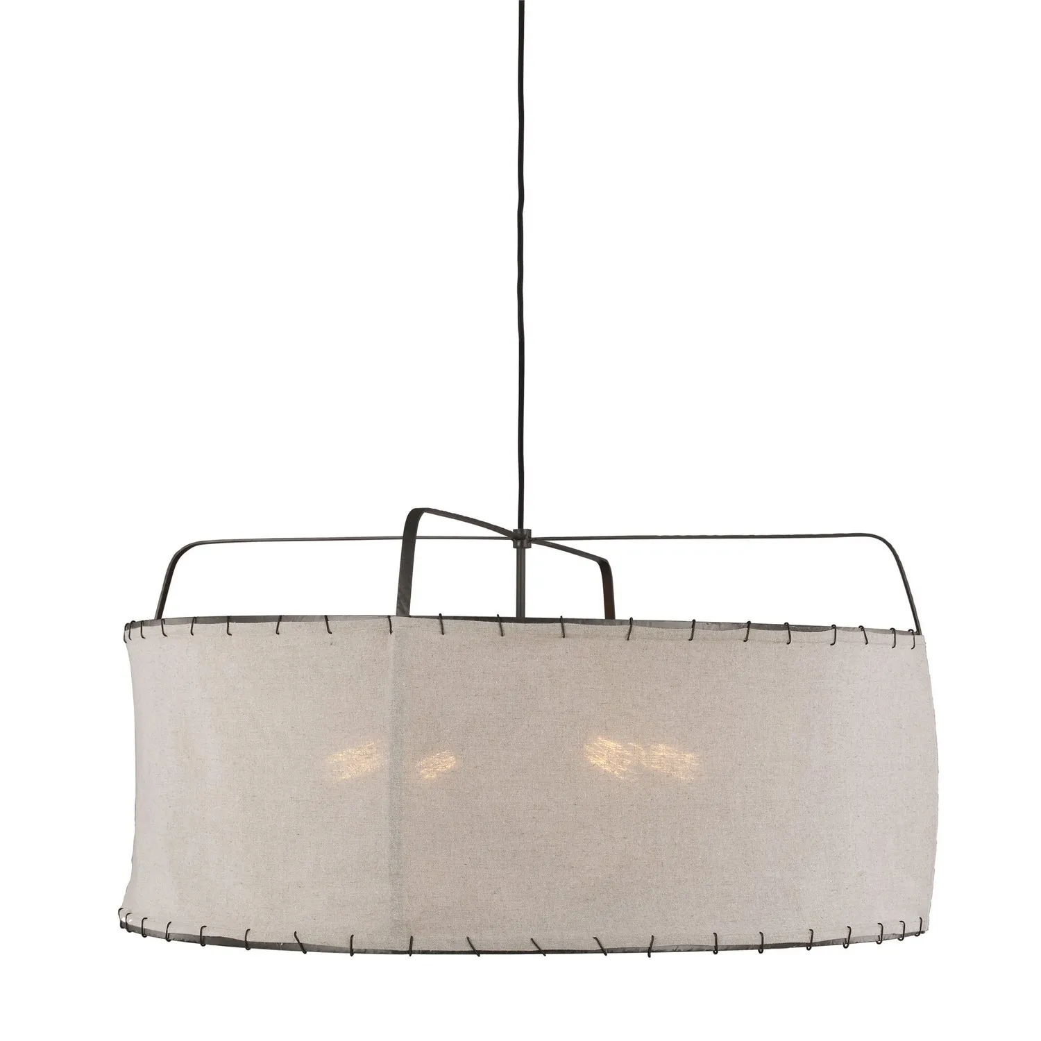 Dunne 4-Light Pendant in Aged Iron