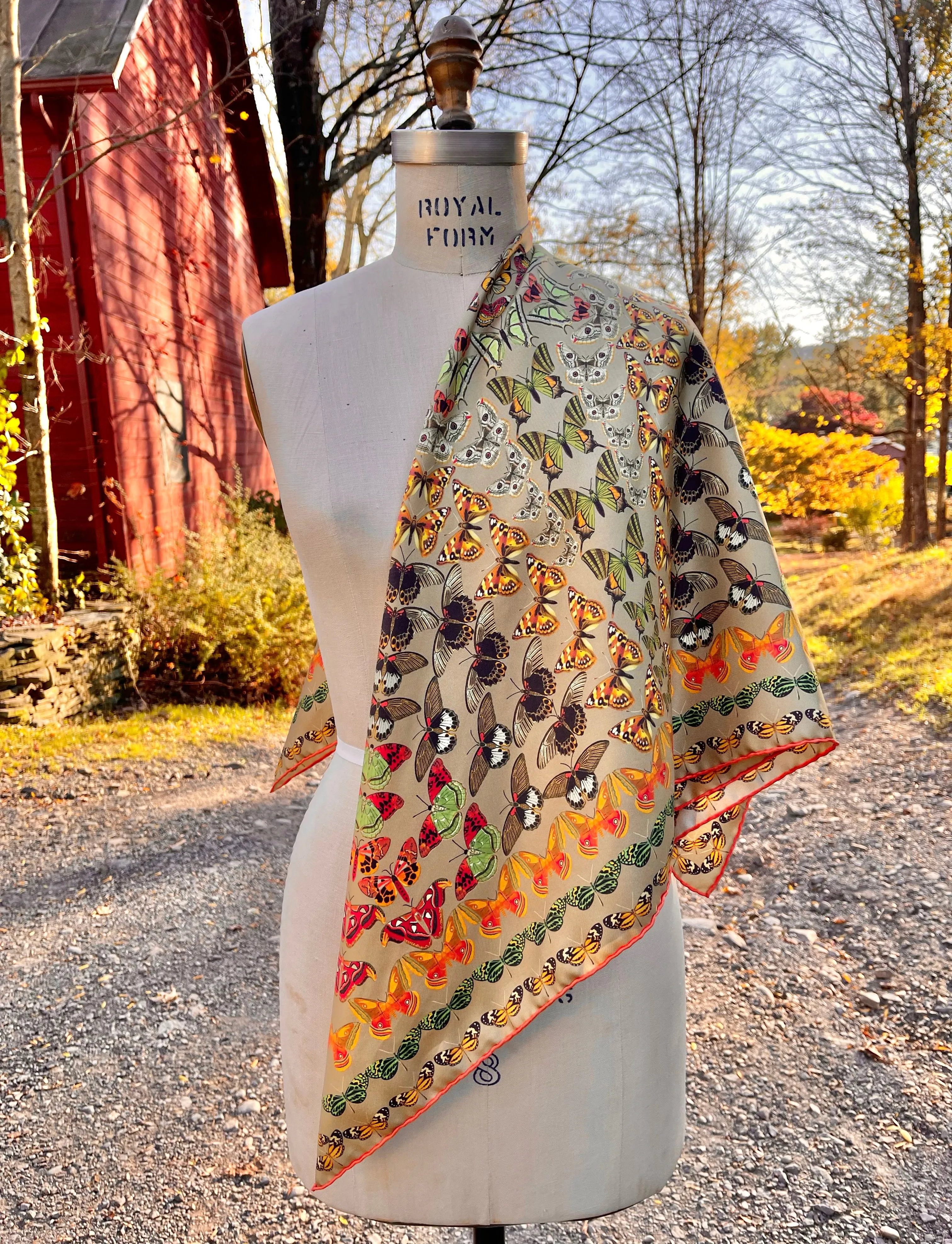 Elwyn New York Aztec Butterfly Scarf