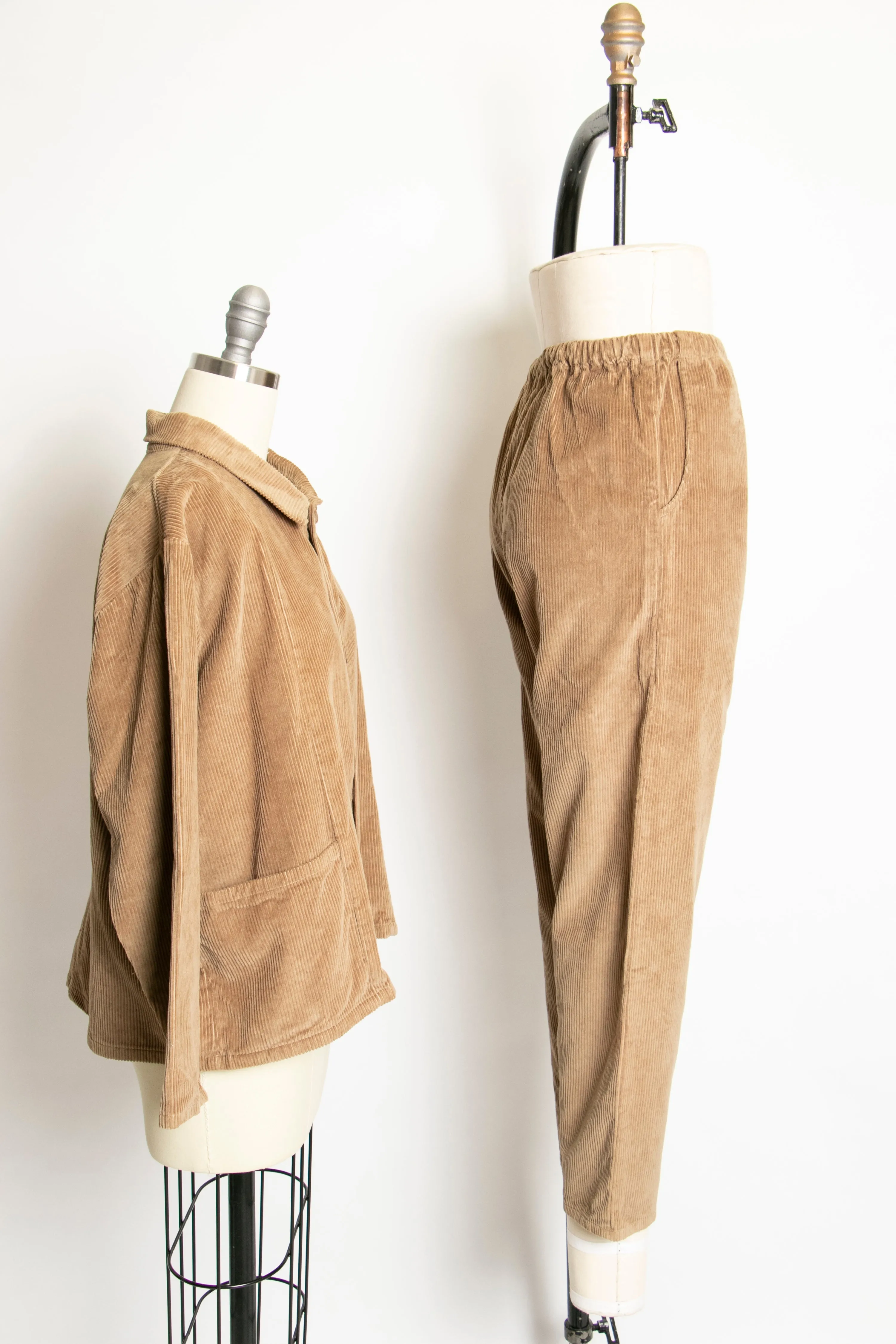 Flax Ensemble 2000s Corduroy Pants Jacket S