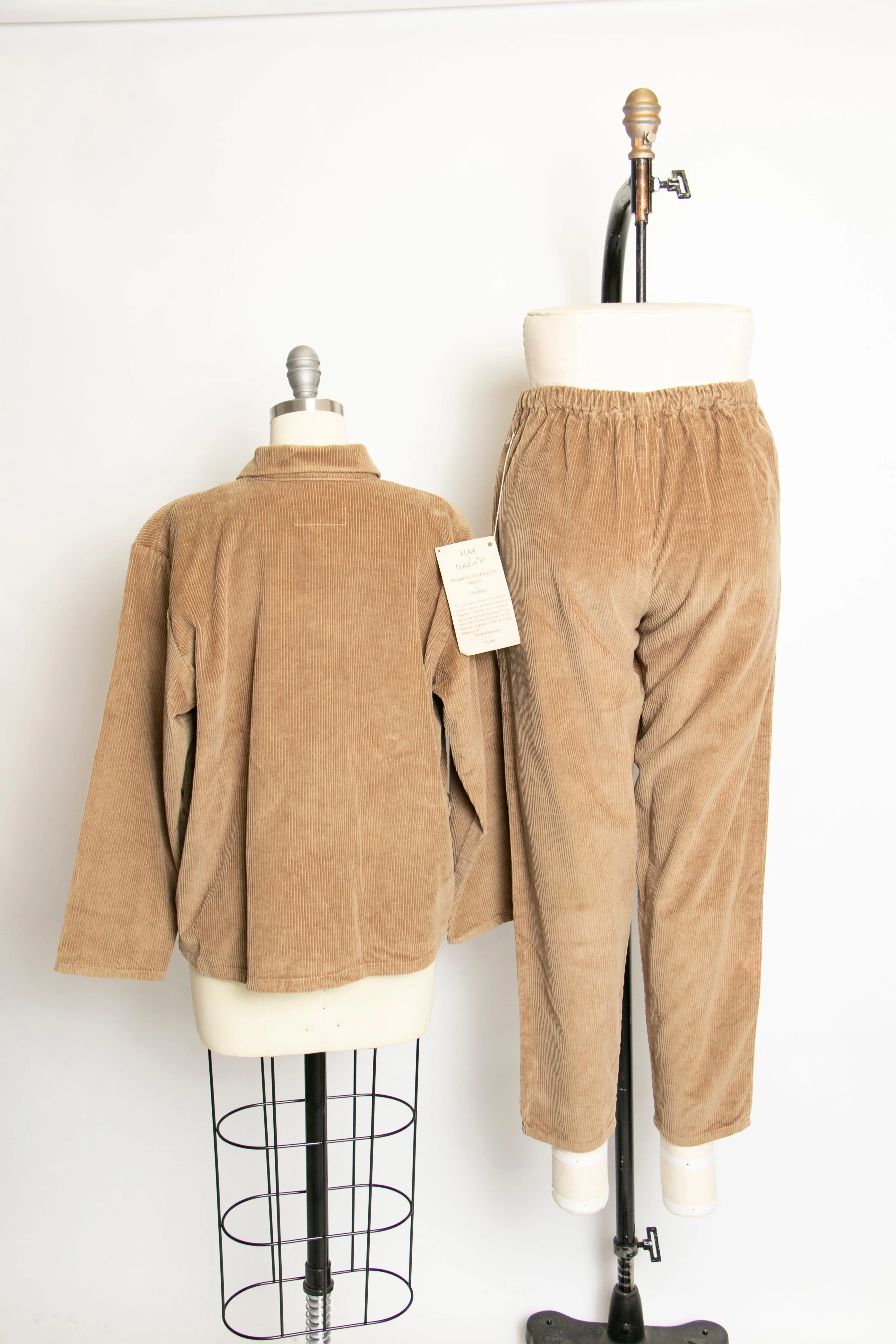 Flax Ensemble 2000s Corduroy Pants Jacket S