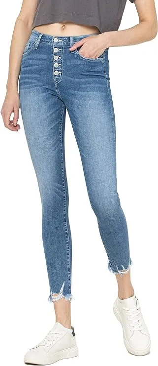 Flying Monkey Women's Crop Skinny Jeans