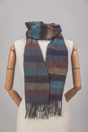 Foxford Lambswool Scarf - Hawthorne Hill Stripe