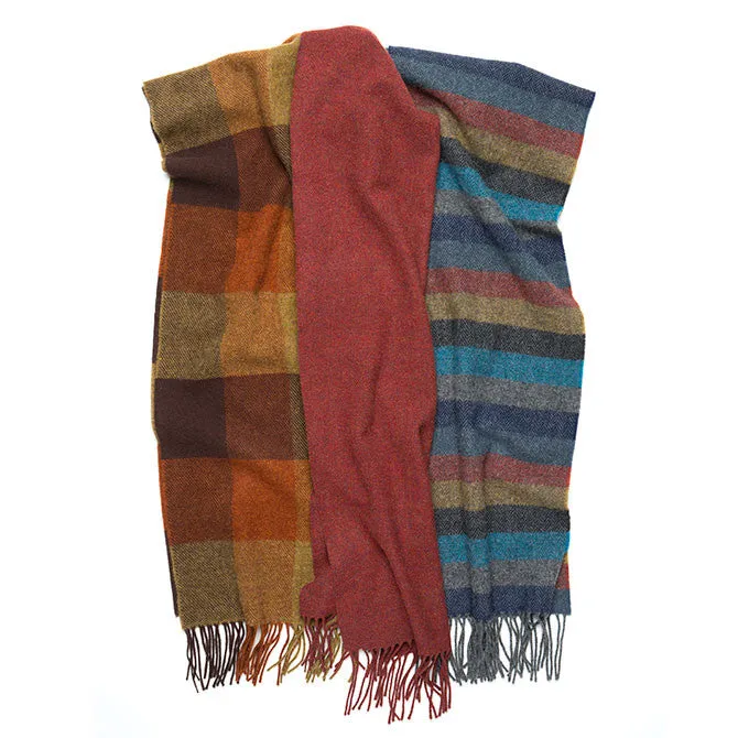 Foxford Lambswool Scarf - Hawthorne Hill Stripe