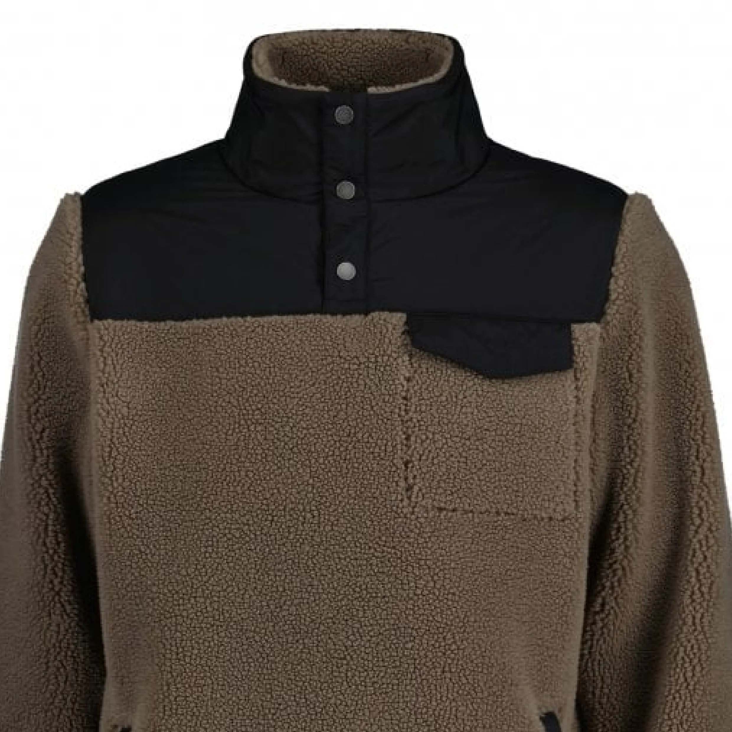 GANT Fleece Button Desert Brown 2067006