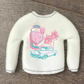 Getaway sweater for 12" doll