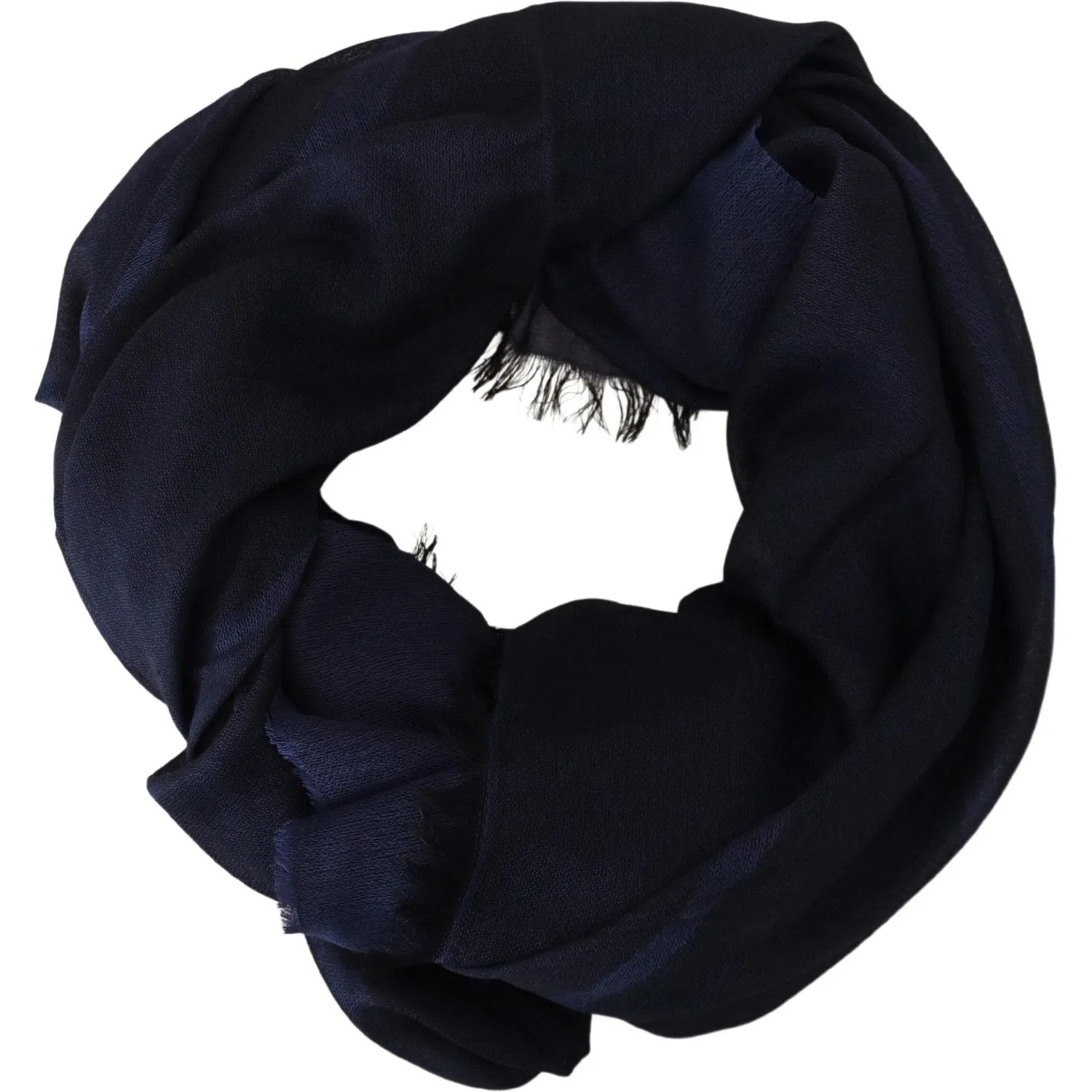 GF Ferre Elegant Fringed Wool Blend Scarf