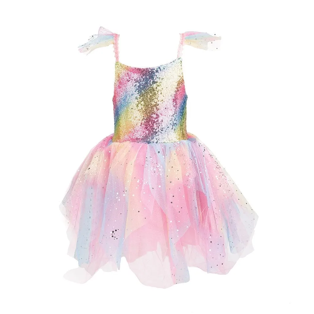 Great Pretenders Rainbow Fairy Dress w/Wings